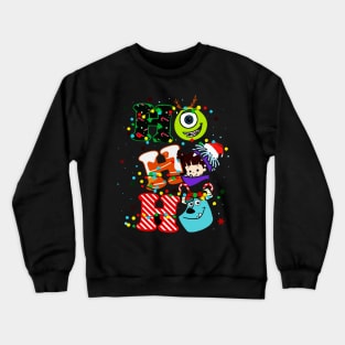 Monsters University Mike Sulley Boo Ho Ho Ho Xmas Light Crewneck Sweatshirt